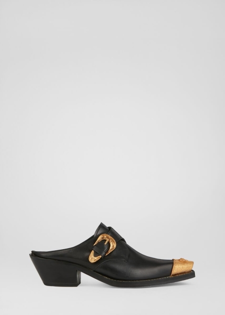 Versace Medusa Western Mules Skor Dam - 381509JHB